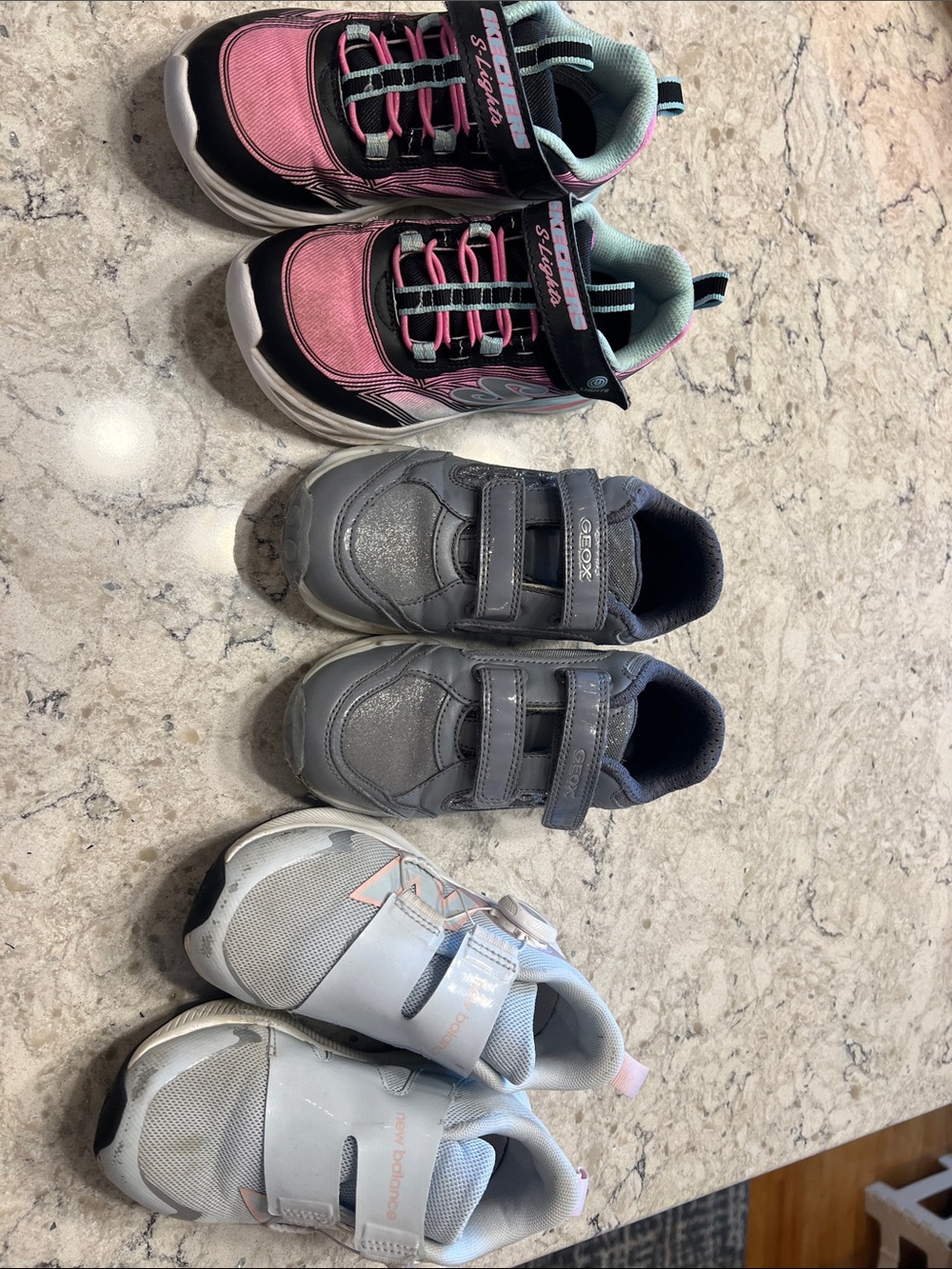 A bundle of 3 sneakers. Size 12